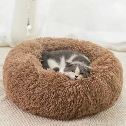Plush Circle Pet Bed