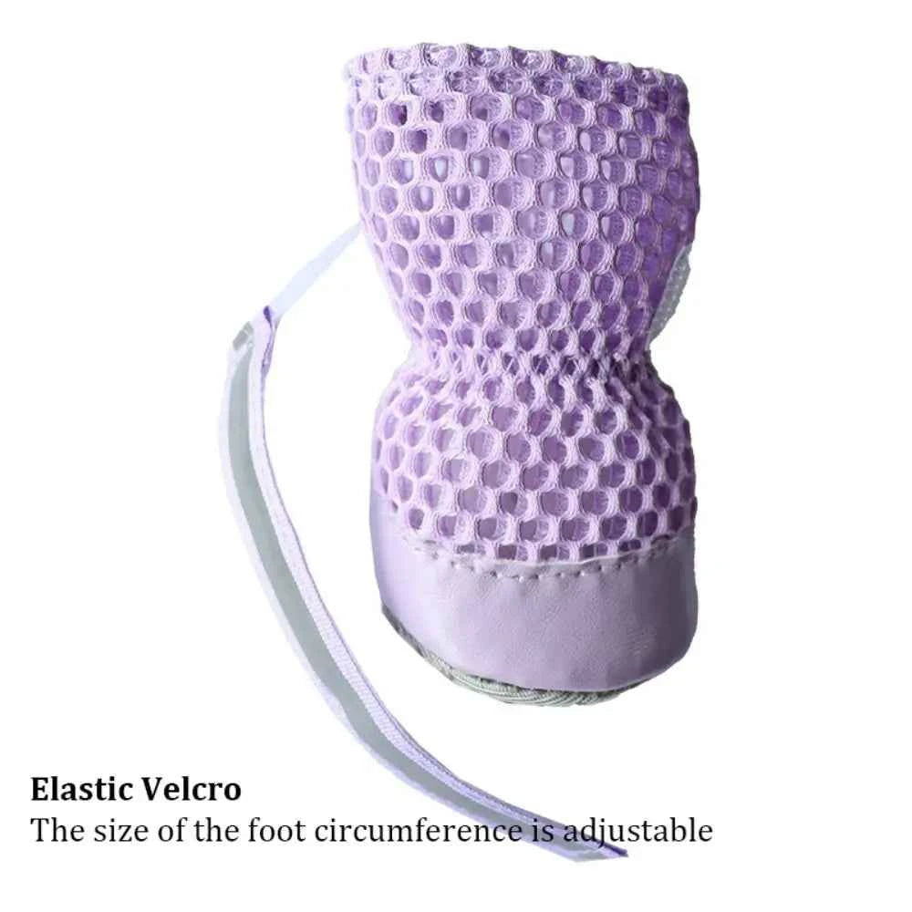 4pcs/set Breathable Pet Shoes