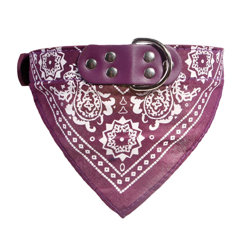 Cat And Dog Collar Triangle Scarf