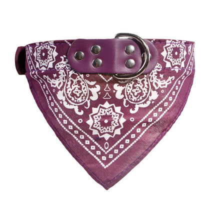 Cat And Dog Collar Triangle Scarf
