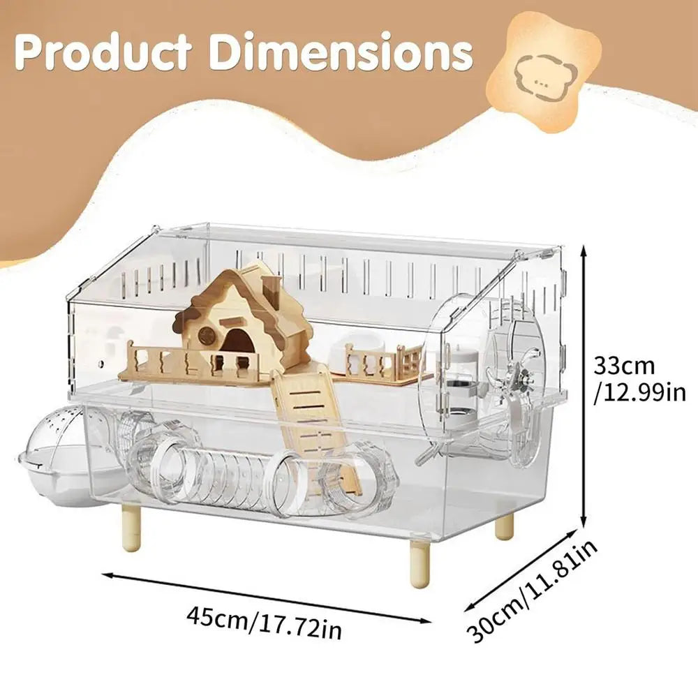 2-Tier Acrylic Hamster Cage