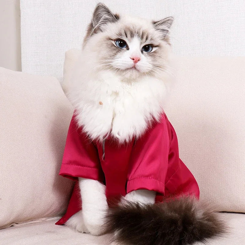 Silky Cat Pajamas