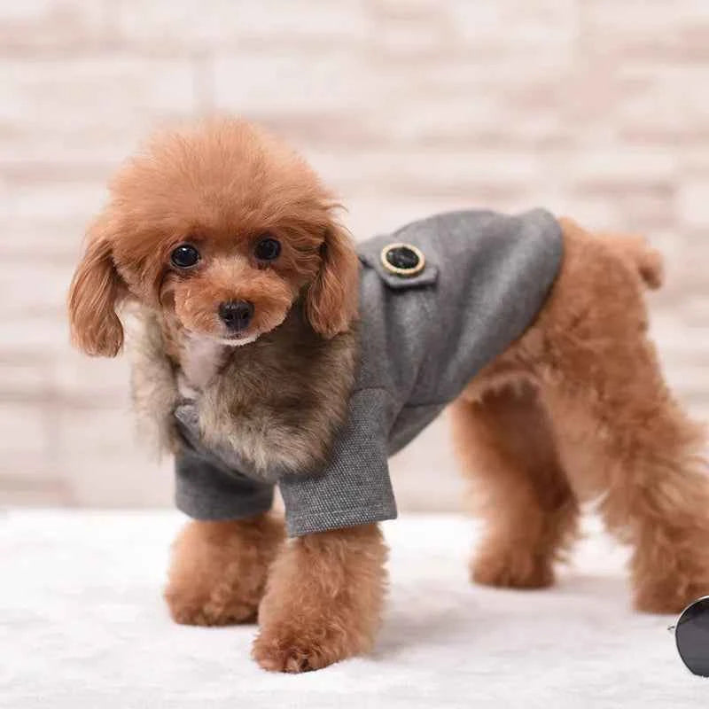 Essential Dog Wool Winter Coat: Cozy Insulated Jacket for Small & Medium Breeds