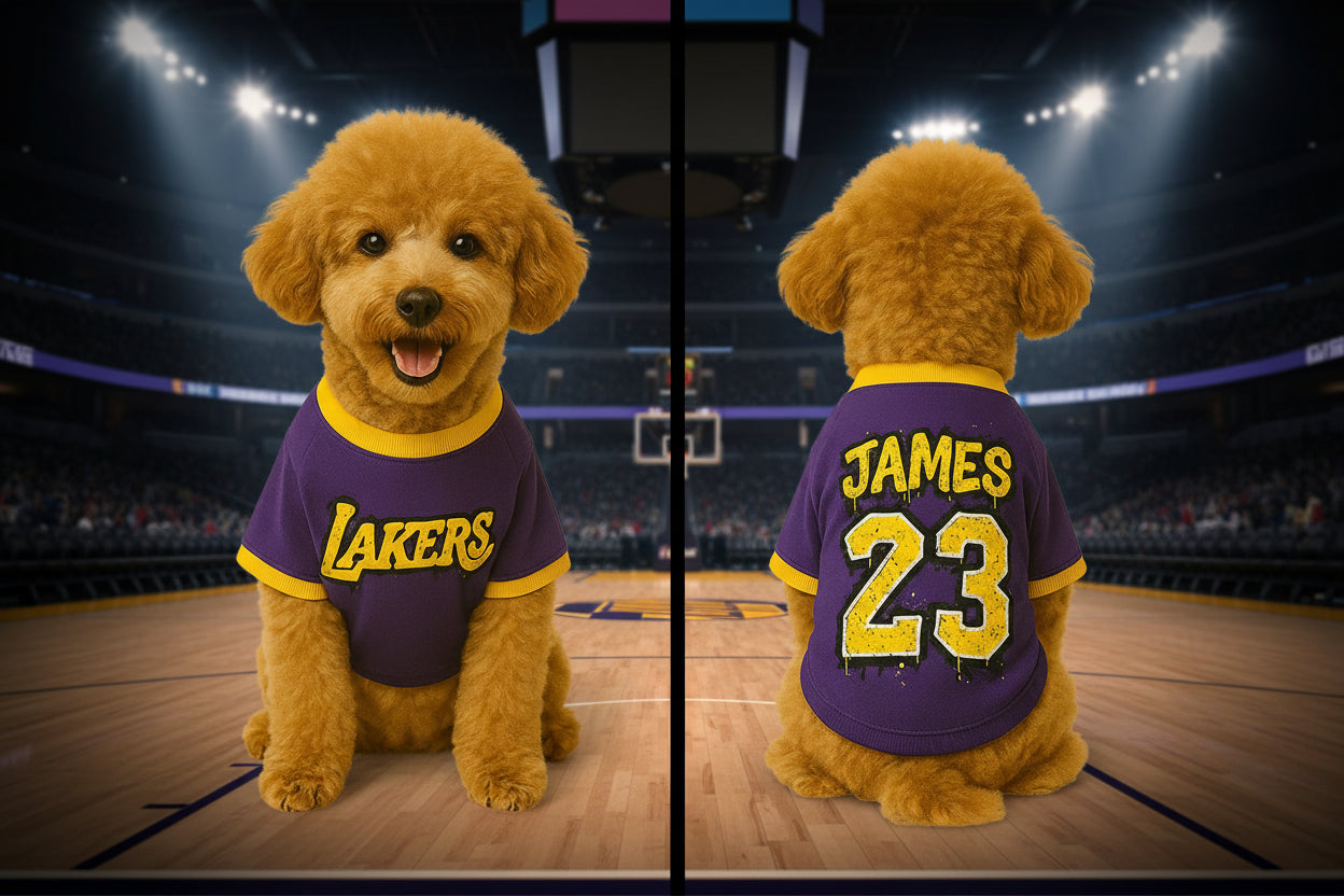 Lakers Lebron James Pet Jersey