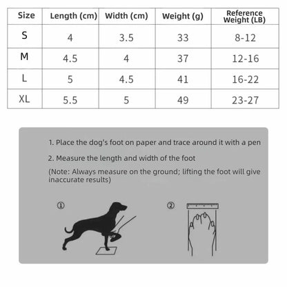 4pcs/set Breathable Pet Shoes