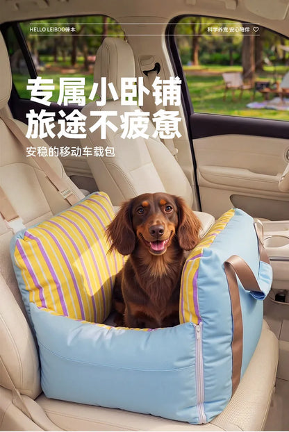Pet Car Bed for Small Dogs & Cats