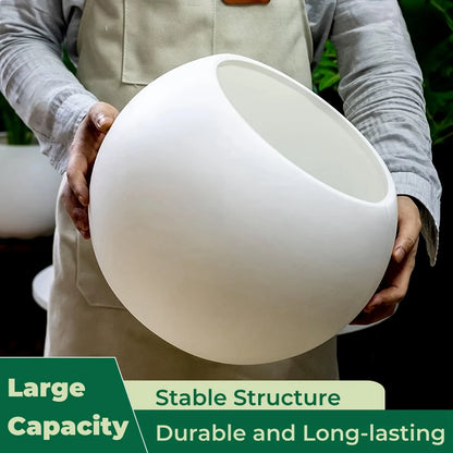 Round Plastic Flower Pot