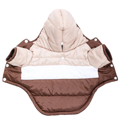 Hoodie Pet Dog Clothes For Small Medium Dogs Cats Winter Windproof Puppy Jacket Warm Fleece Cat Coat Yorkshire Bulldog Clothing