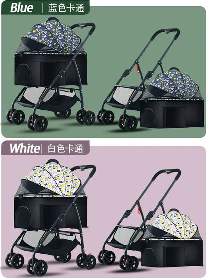3-in-1 Foldable Pet Stroller