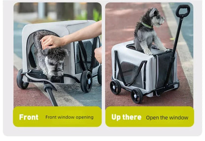 Lightweight Pet Stroller for Small Dogs & Cats