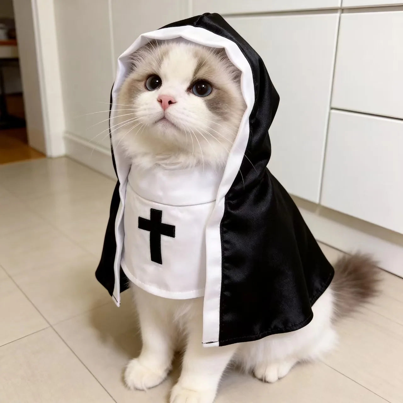 Kitty Nun Costume - Waggy World