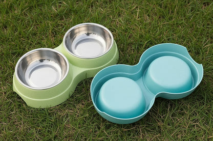 Double Pet Bowls