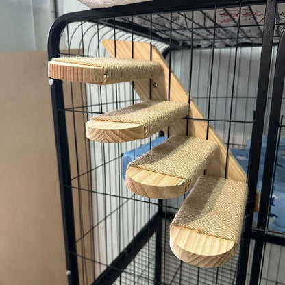 Wooden Climbing Steps
