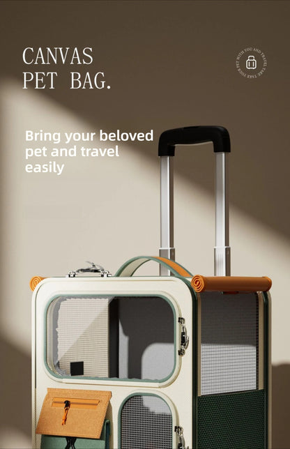 2 Pet Wheeled Carrier