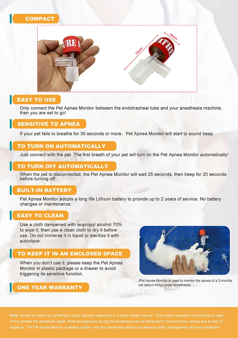 Pet Respiratory Safety Alarm - Waggy World