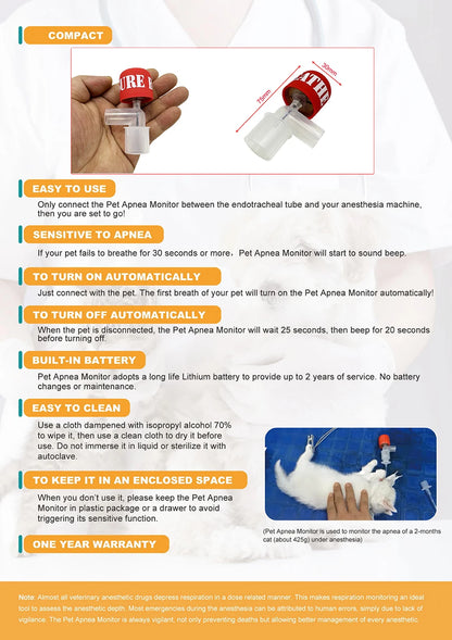 Pet Respiratory Safety Alarm