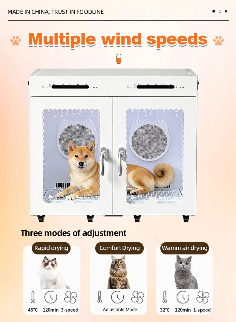 Customized Portable Pet Drying Box