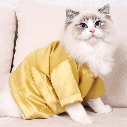 Silky Cat Pajamas