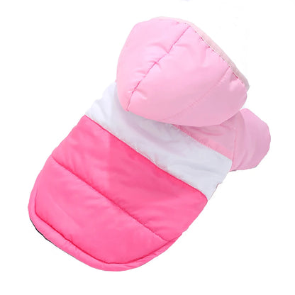 Hoodie Pet Dog Clothes For Small Medium Dogs Cats Winter Windproof Puppy Jacket Warm Fleece Cat Coat Yorkshire Bulldog Clothing