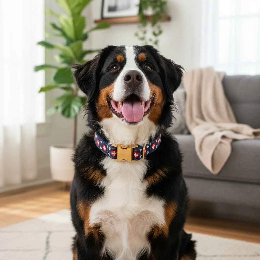 Custom Name Dog Collar with Bowtie — Personalized for All Breeds