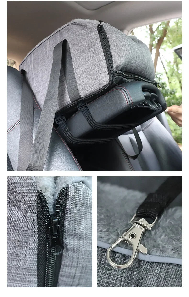 Portable Dog Car Seat Bed