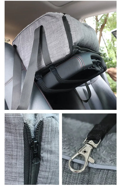 Portable Dog Car Seat Bed