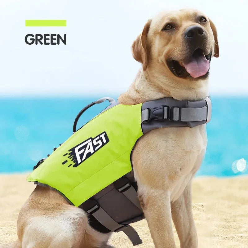 Reflective Dog Life Jacket Front View