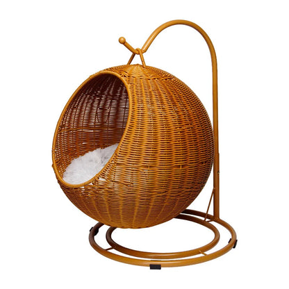 Rattan Pet Bed for Dogs & Cats