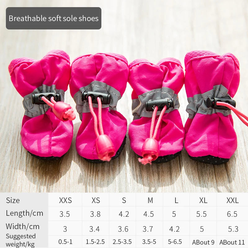 Non-Slip Pet Waterproof Booties