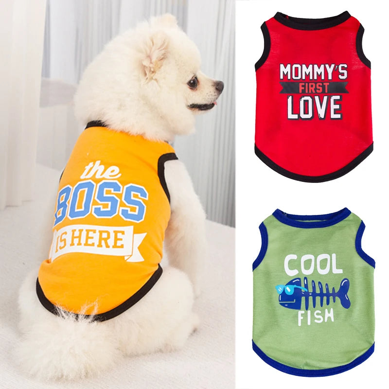 Cotton Small Breed Tee-Shirt - Waggy World