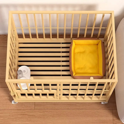 Dog House Outdoor Insulation Medium Dog Indoor with Toilet Fence Dog Crate for Large Dogs Pet Crate modern kennel Double Doors