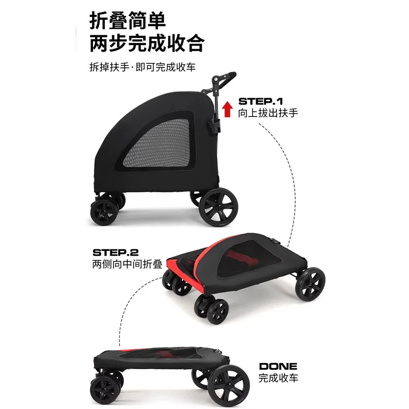 Foldable Pet Cart