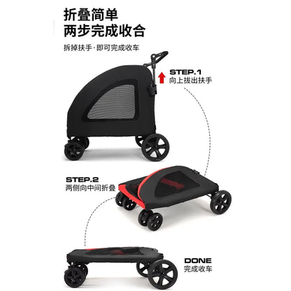 Foldable Pet Cart