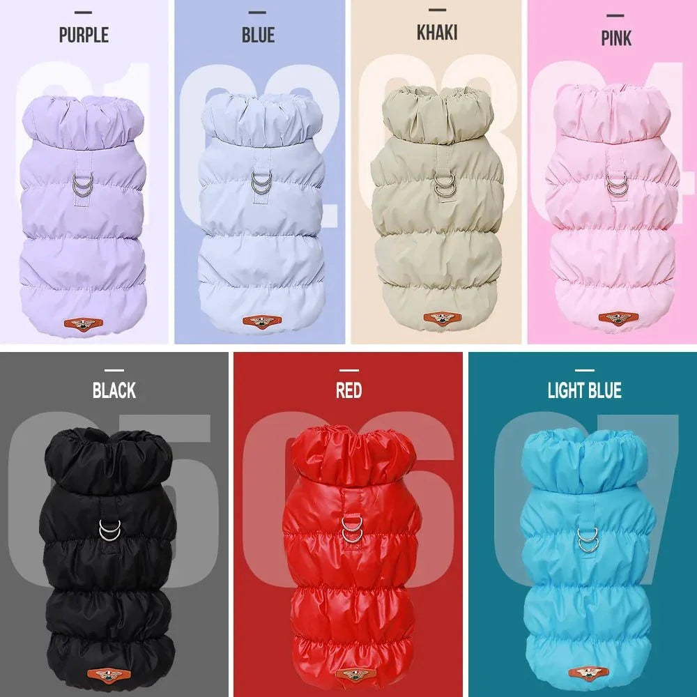 Small Pet Winter Puff Jacket