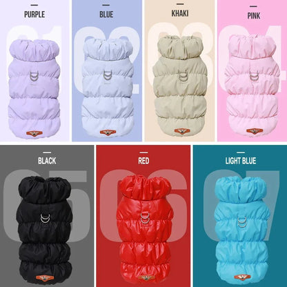 Small Pet Winter Puff Jacket