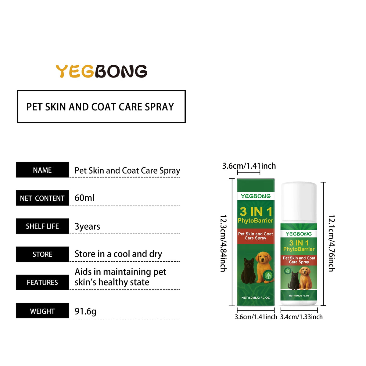 Pet Skin & Coat Spray - Waggy World