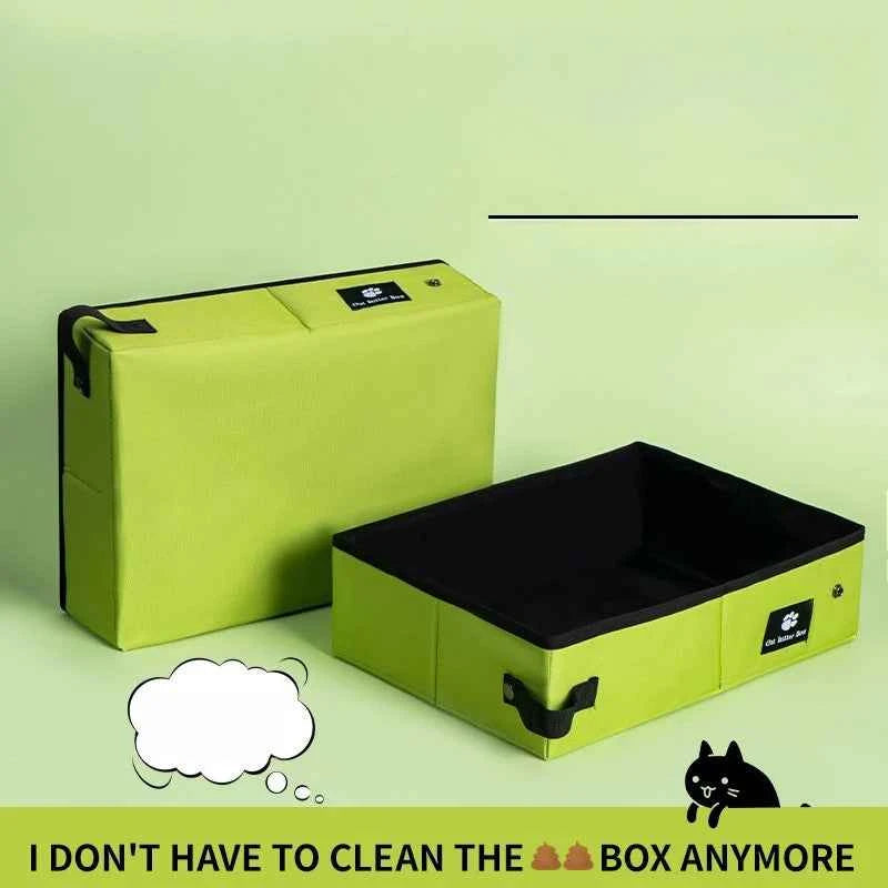 Portable Cat Litter Box Foldable