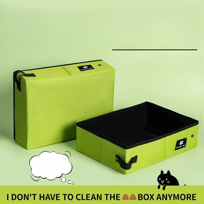 Portable Cat Litter Box Foldable