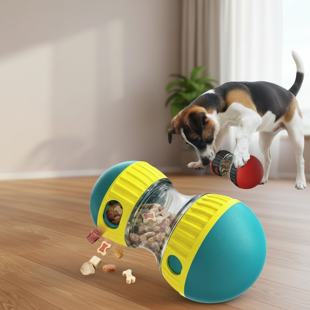Elliptical Treat Rolling Ball