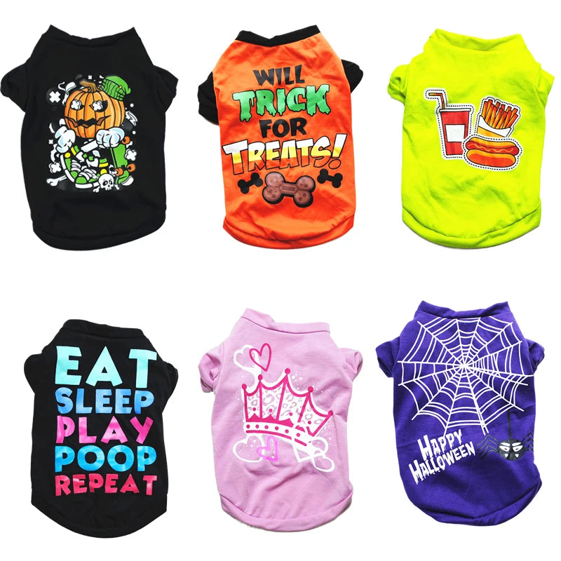 Classic Sphynx Cat T Shirt Shirts Spring Autumn Pet Clothes for Cats Gotas Katten Kedi Vest Dog Mascotas Clothing Vetement Chat