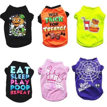 Classic Sphynx Cat T Shirt Shirts Spring Autumn Pet Clothes for Cats Gotas Katten Kedi Vest Dog Mascotas Clothing Vetement Chat
