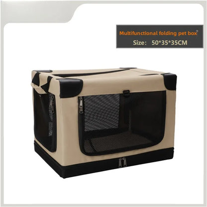 Foldable Car Travel Pet Crate