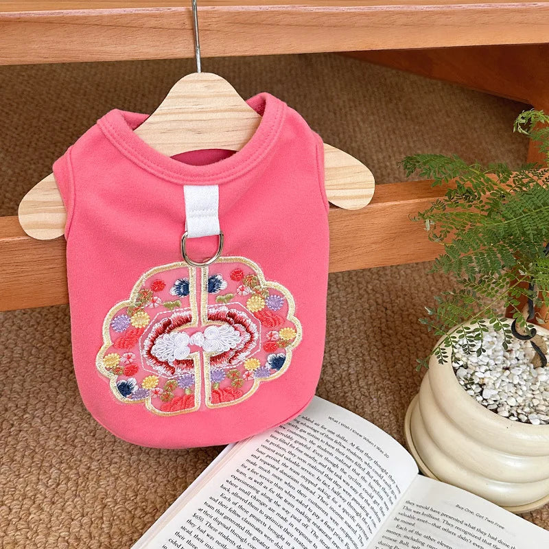 Embordered Pet T-Shirt
