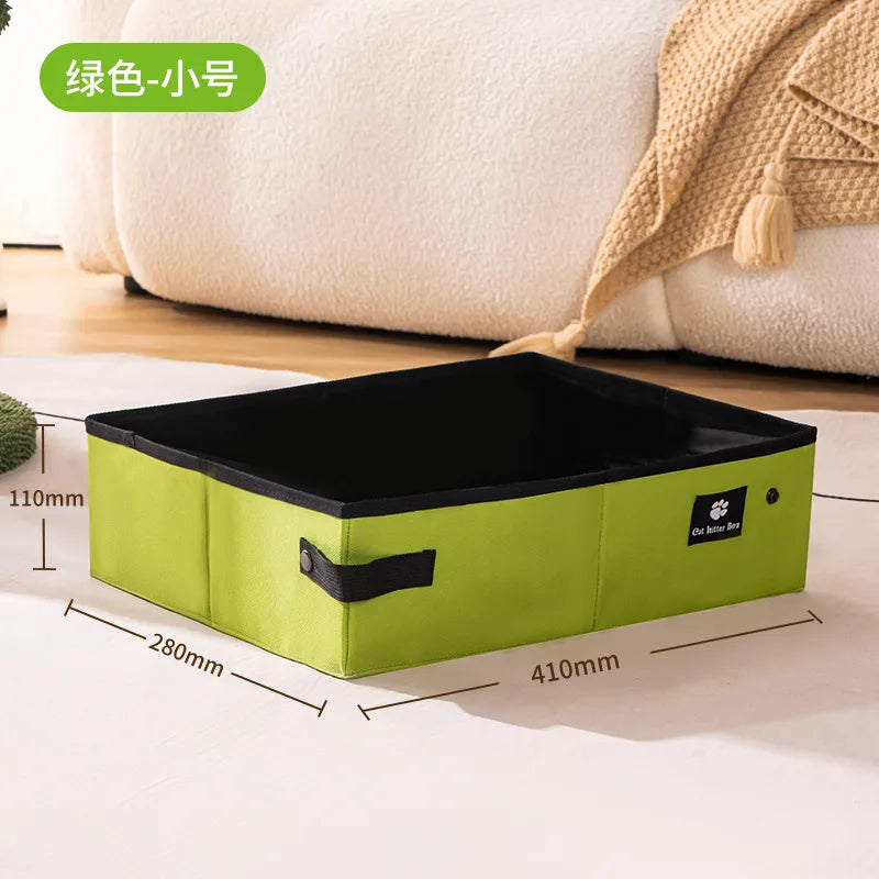 Portable Cat Litter Box Foldable