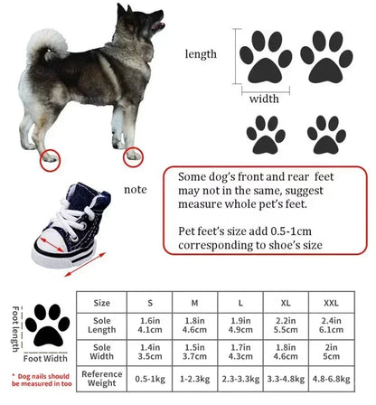 Canvas Pet Shoes