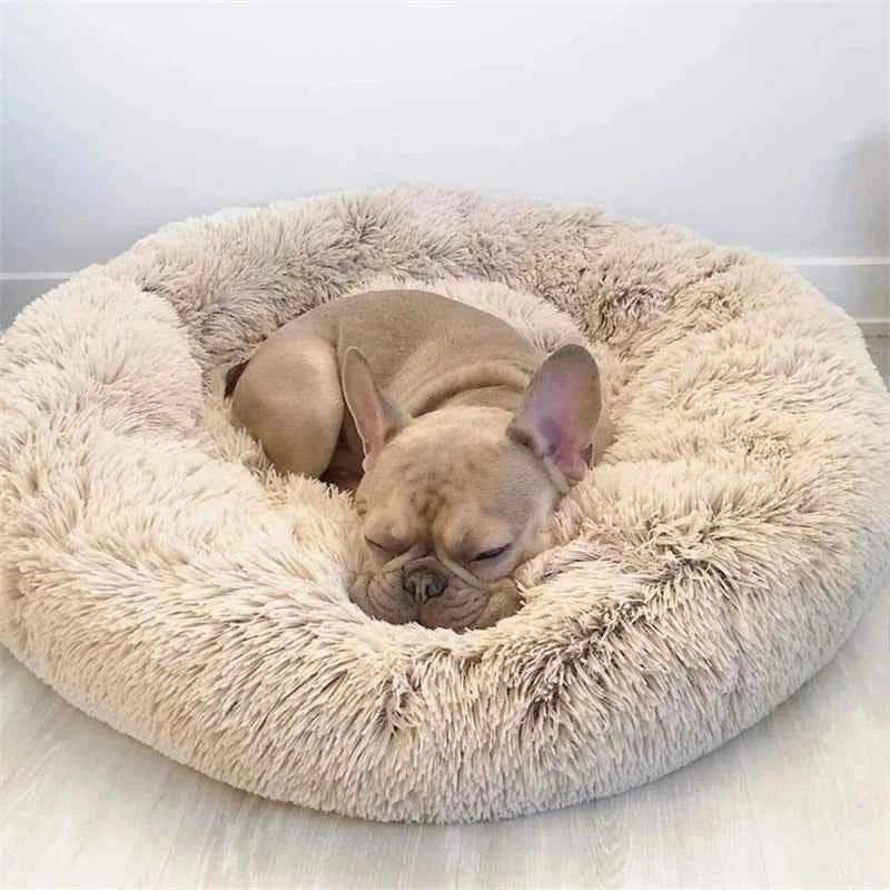 Plush Circle Pet Bed