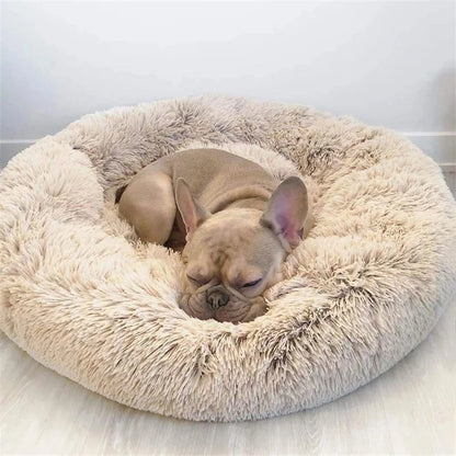 Plush Circle Pet Bed