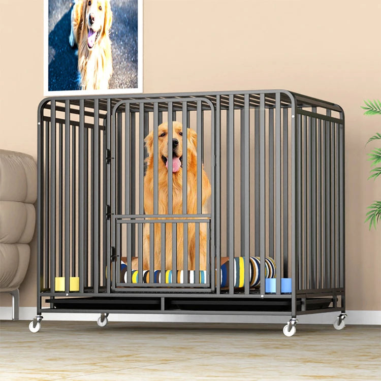 Heavy-Duty Iron Dog Crate