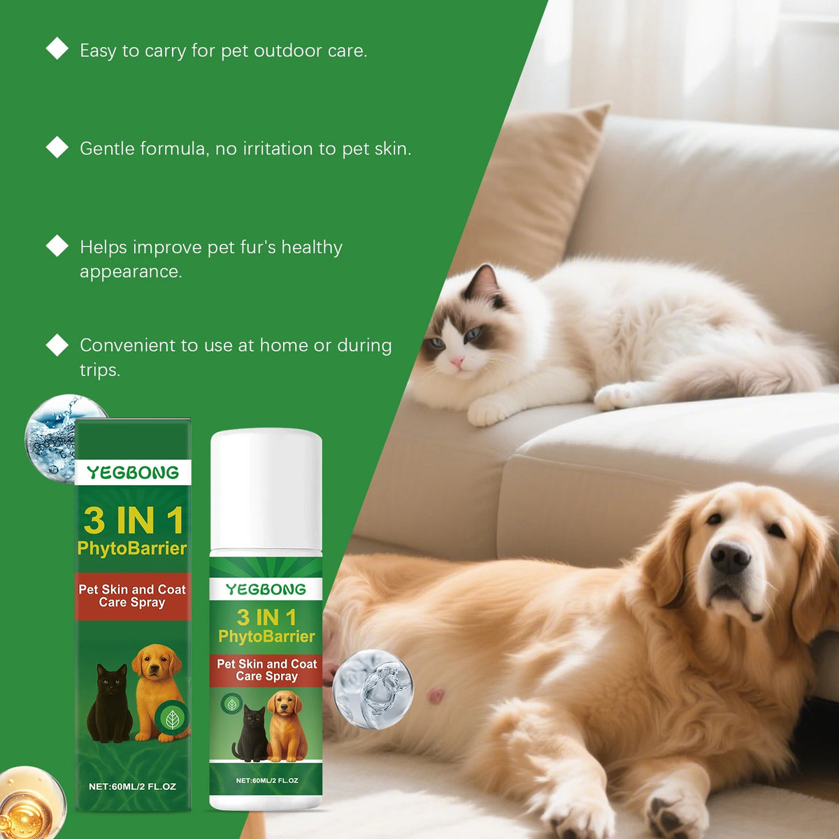 Pet Skin & Coat Spray - Waggy World