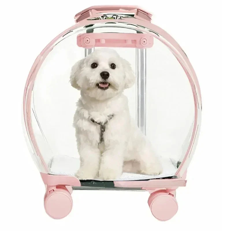 Rolling Pet Carrier Backpack